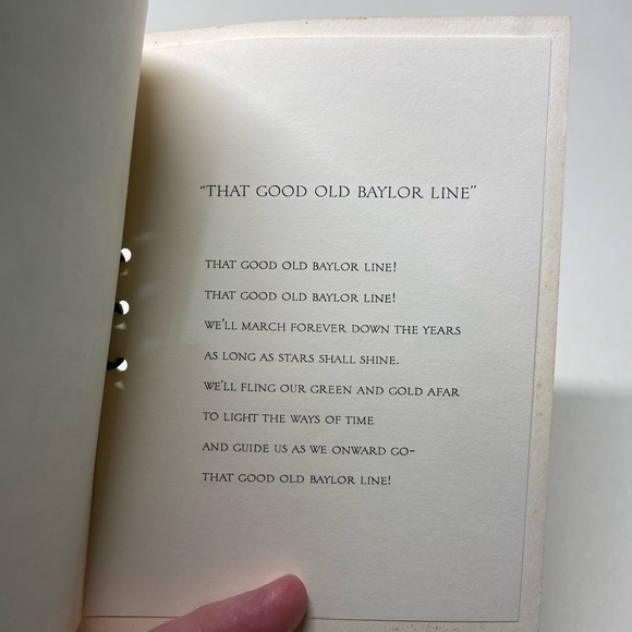 Vintage 1975 Baylor University Commencement Invitation - Picture 5 of 6